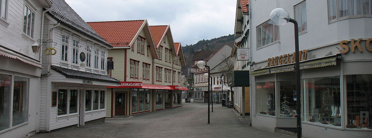 Calle peatonal de Egersund