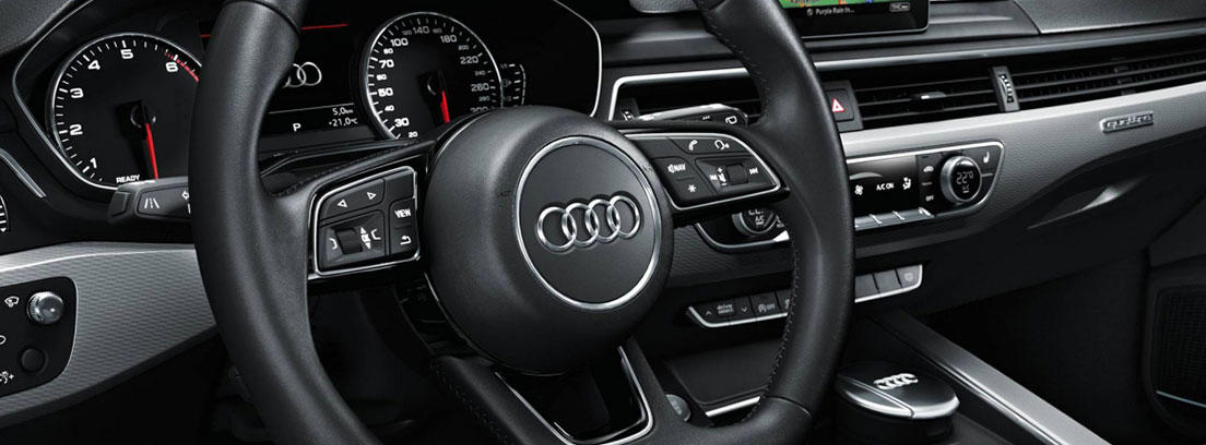 Interior de un Audi A4 nuevo