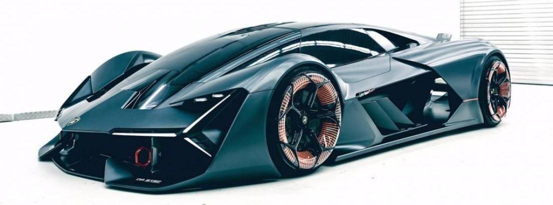 Frontal del impresionante Lamborghini Terzo Millenio