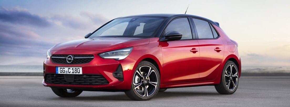 Opel corsa segunda generación de color rojo 