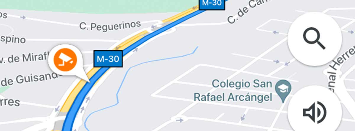 Captura radar Google Maps