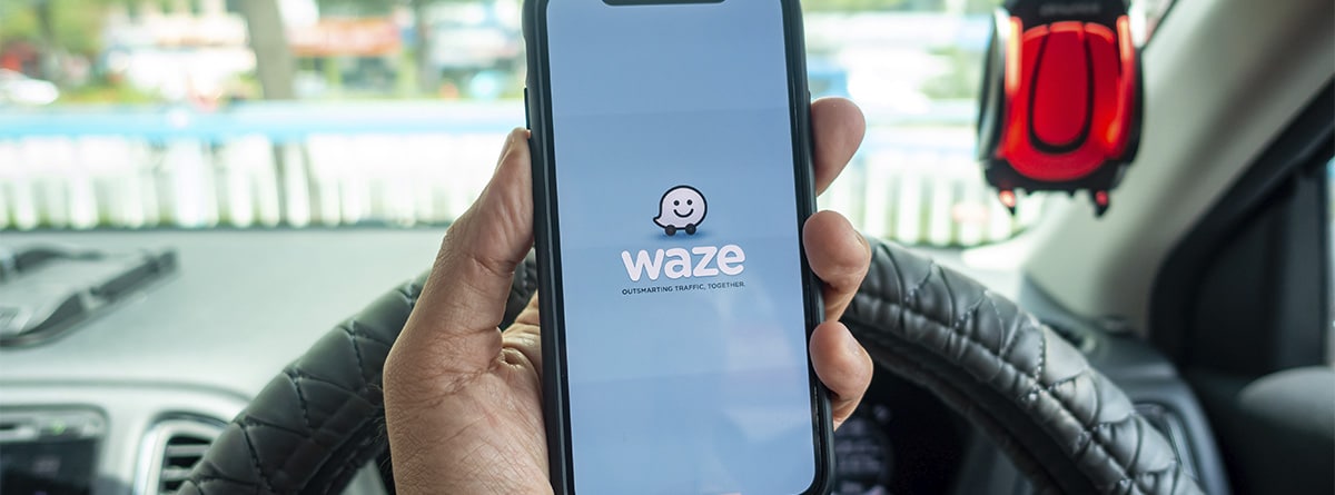 aplicación Waze para móvil
