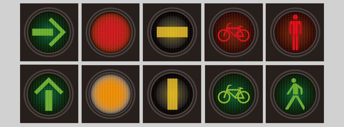 iconos de semáforos