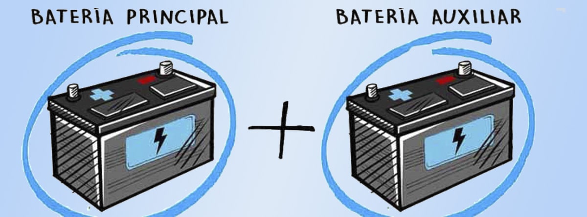 Batería principal + batería auxiliar