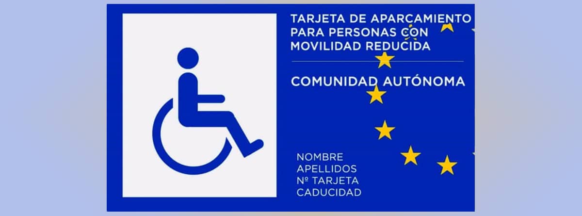  Tarjeta de aparcamiento para personas con movilidad reducida