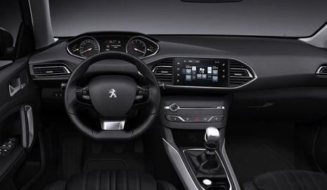 Interior del Peugeot 308 Interior del Peugeot 308