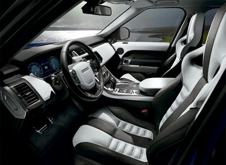 Interior del Range Rover Sport SVR Interior del Range Rover Sport SVR