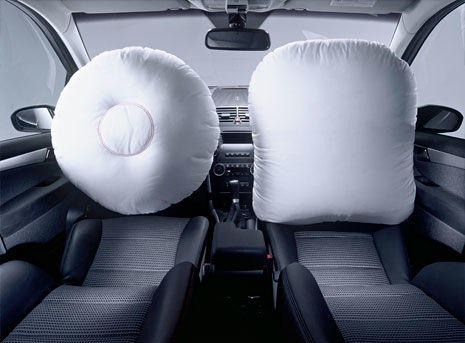 Airbags frontales Airbags frontales hinchados de piloto y copiloto