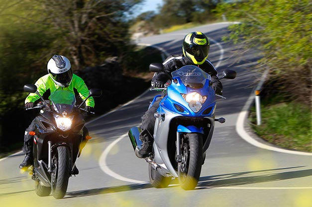 Suzuki GSX650F y Yamaha XJ6 Diversion Suzuki GSX650F y Yamaha XJ6 Diversion