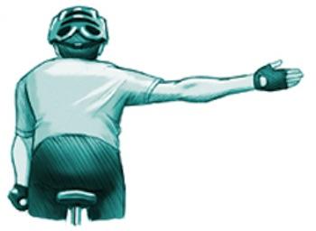 Señal de giro a la derecha alternativo Señal de giro a la derecha alternativo