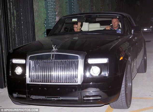 David Beckham: Rolls Royce Phantom David Beckham: Rolls Royce Phantom
