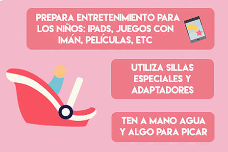 infografía con consejos para viajar con bebés en la operación retorno 2017