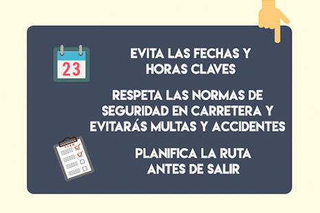 infografía con consejos para salir de viaje
