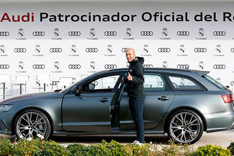 Coche de Zidane Audi RS6