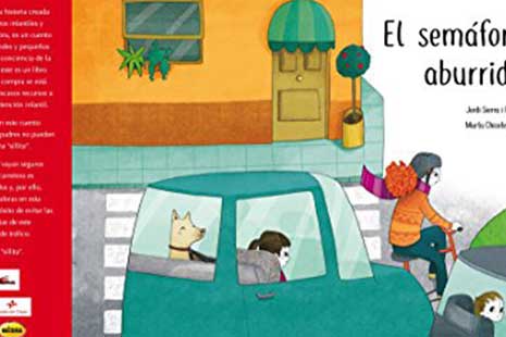 El semáforo aburrido y seguridad vial de los niños portada del libro el semáforo aburrido