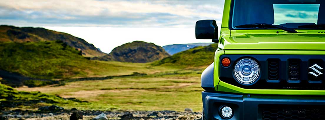 Vista frontal del nuevo Suzuki Jimny