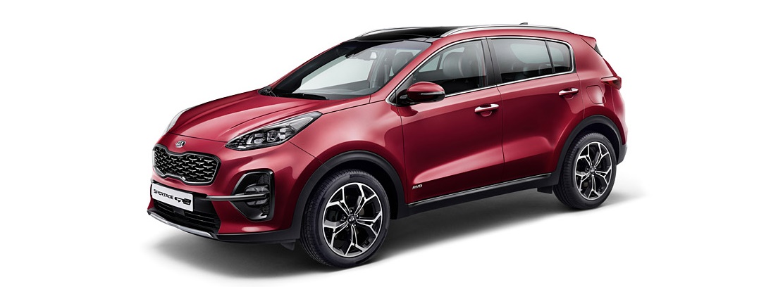 Kia Sportage rojo