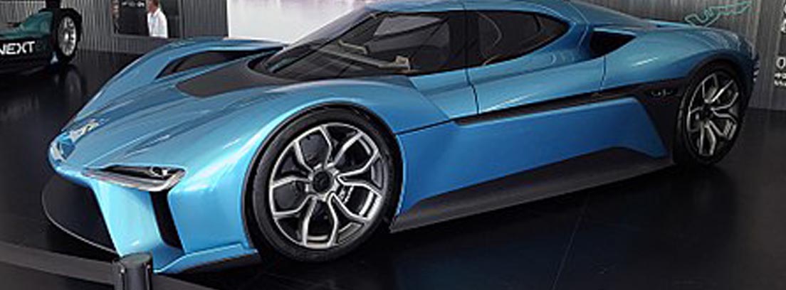 NIO EP9 en color azul