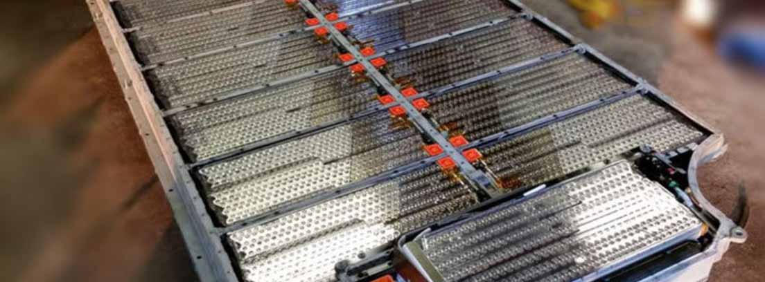 Batería de iones de litio para un coche eléctrico