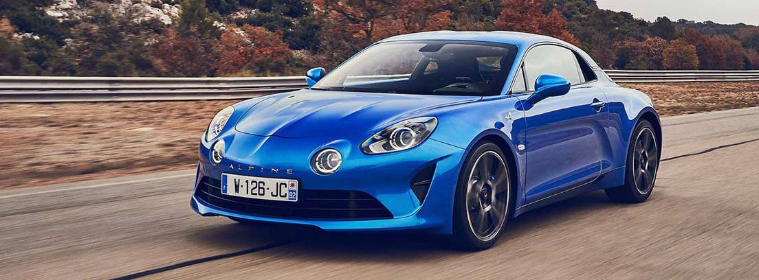 El Alpine A110 de Renault en color azul