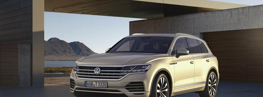 Visión delantera del Volkswagen Touareg