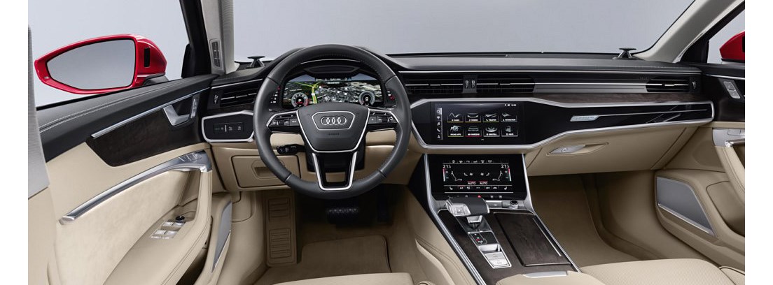 Nuevo Audi A6, consola interior
