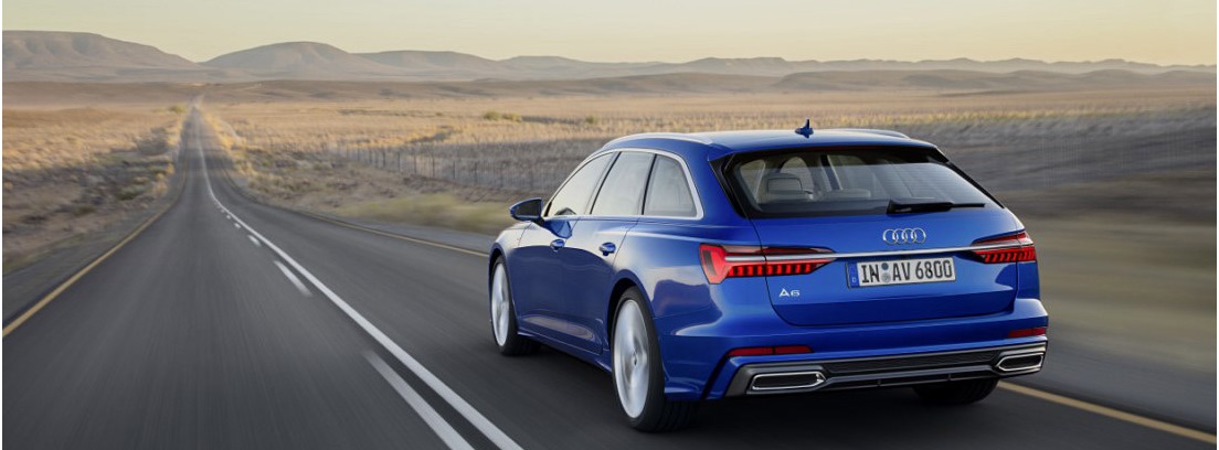 Vista trasera del nuevo Audi A6