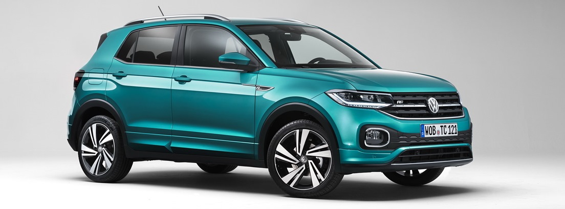 volkswagen T-Cross en imagen de estudio